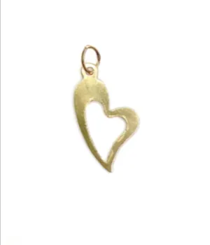 14KGF Heart Charm 603-C