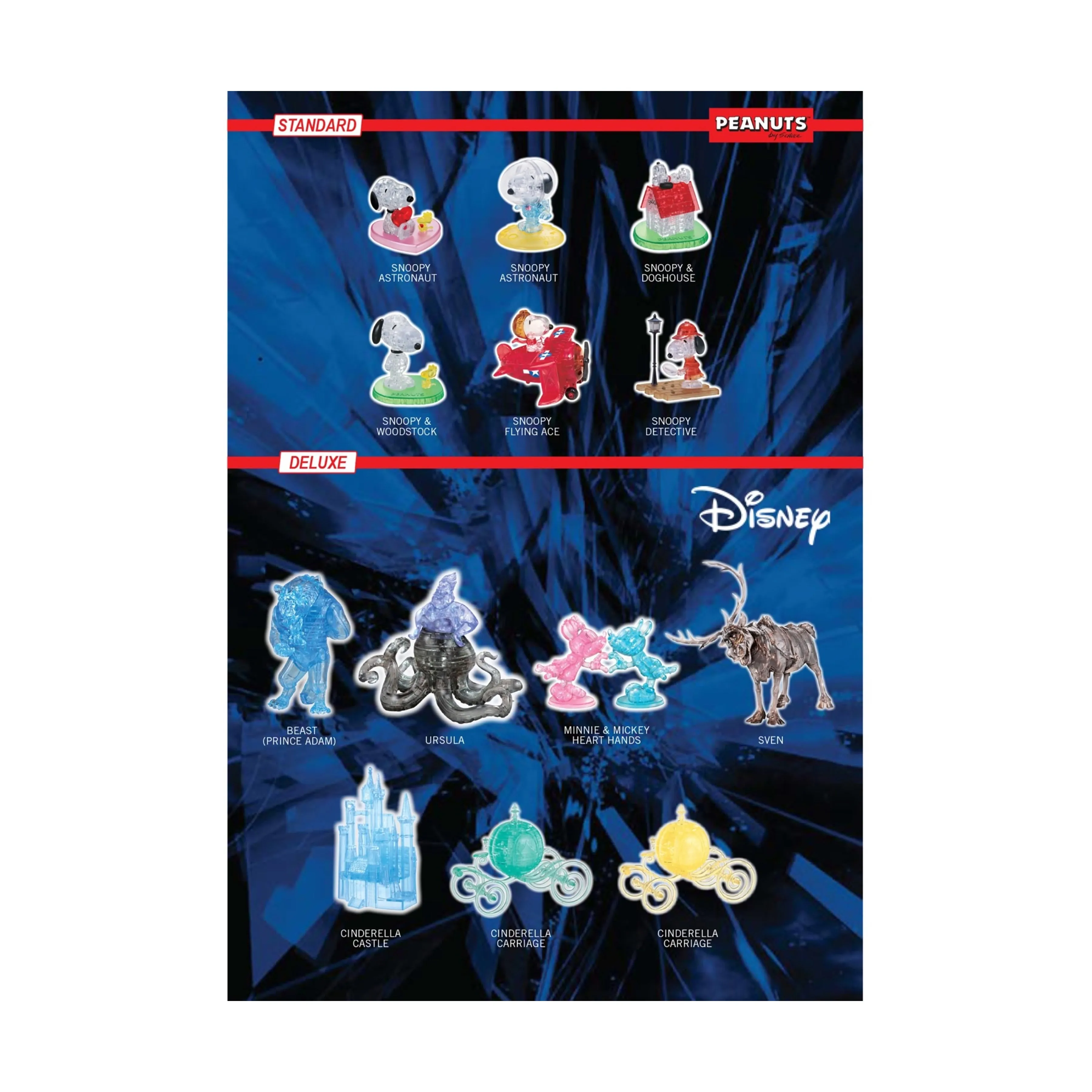 3D Crystal Puzzle - Disney 100 Platinum Edition - Mickey Mouse: 37 Pcs