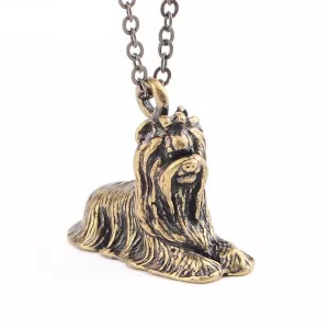 3D Realistic Yorkshire Terrier Necklaces