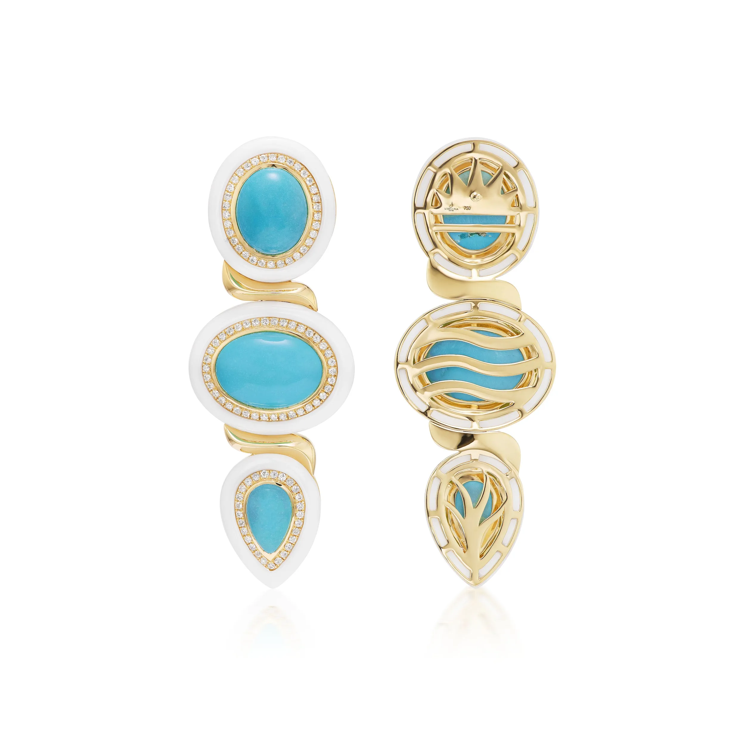 Amalfi Earrings in Turquoise