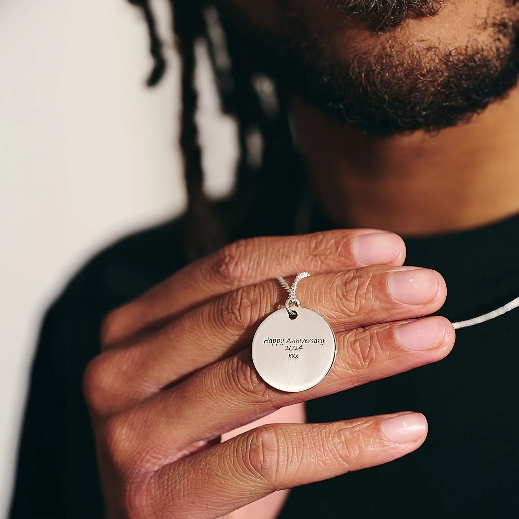 Bespoke Star Map Constellation Necklace - 25mm Disc