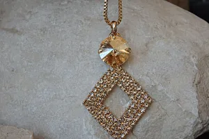 Bridal Champagne Necklace