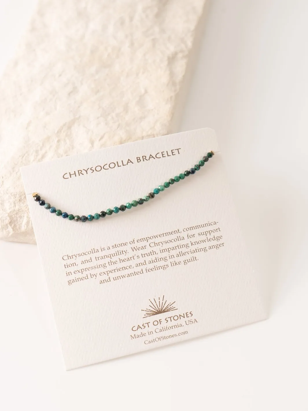 Chrysocolla Gemstone Bracelet