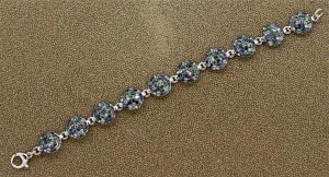 Diamond Sapphire Tourmaline Aquamarine Topaz Gold Bracelet