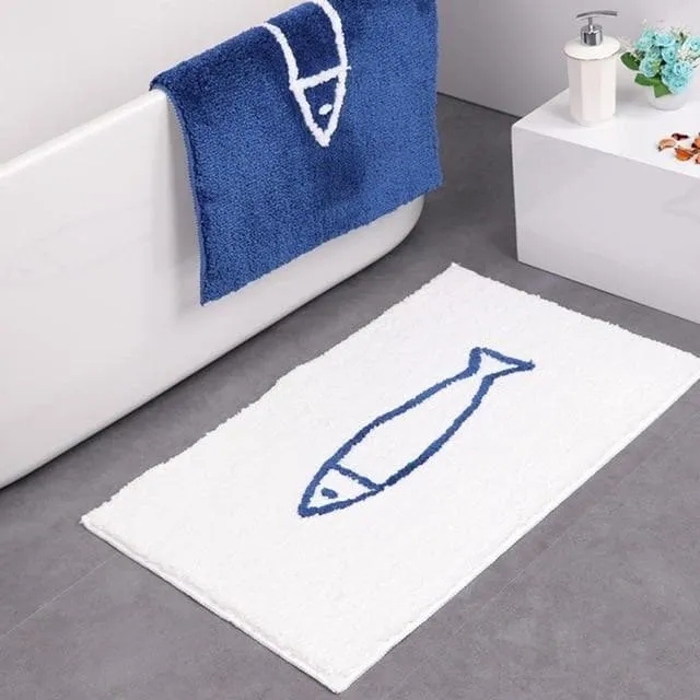 Fish in the Sea Anti-slip Bath Mat