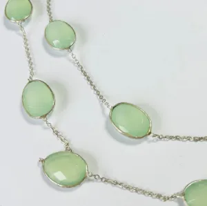 Long Green Quartz Necklace (PG64)