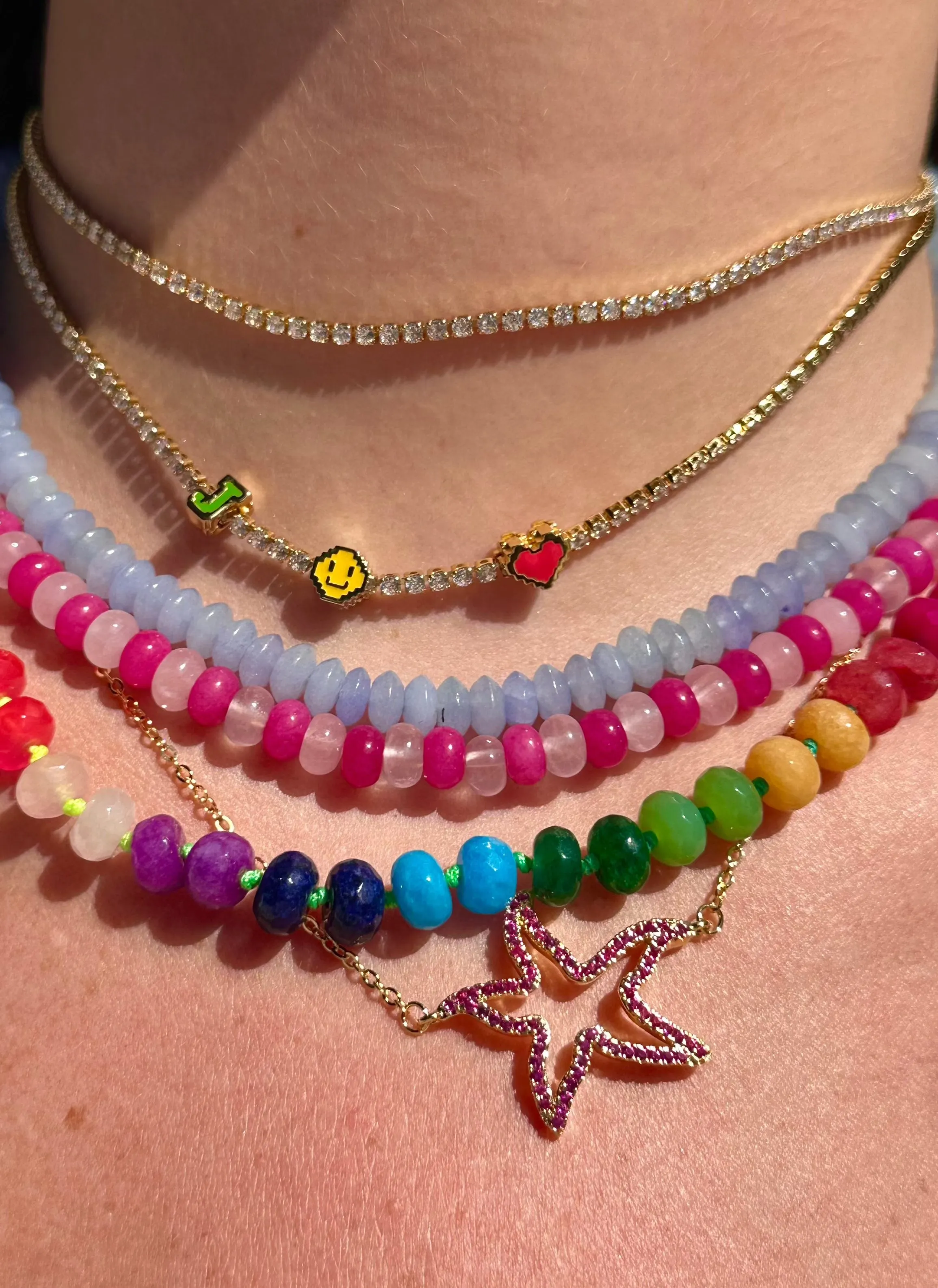 RAINBOW SUGAR HIGH GEM NECKLACE