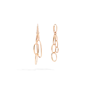 Rose gold earrings 18K