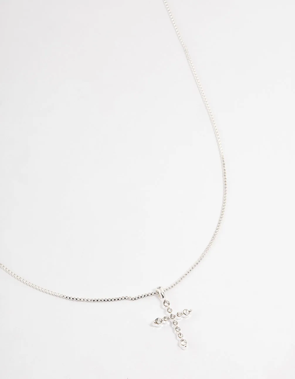 Silver Elegant Cross Necklace