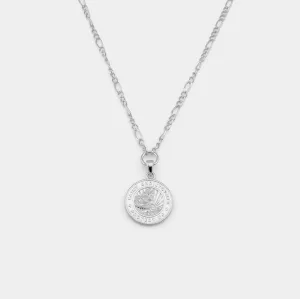 Silver St. Christopher Figaro Medallion