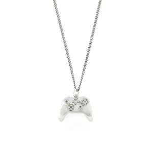 Silver Xbox Controller Necklace