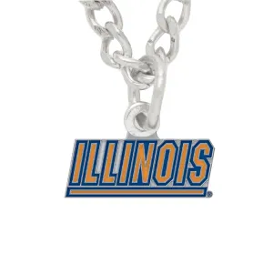 University of Illinois Necklace and Charm